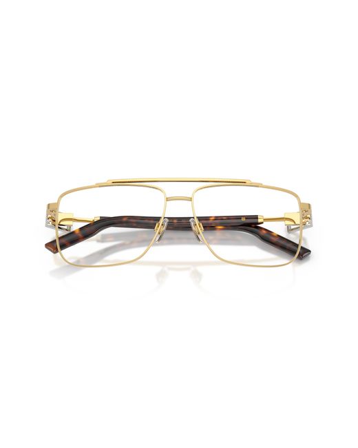 Dolce & Gabbana Black Dg1368 02 Optical Frames Metal Transparent Pilot Normal for men