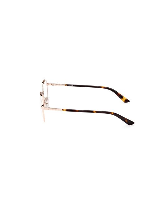 Guess Black Gu8272 028 Optical Frames Aluminum Geometric Normal