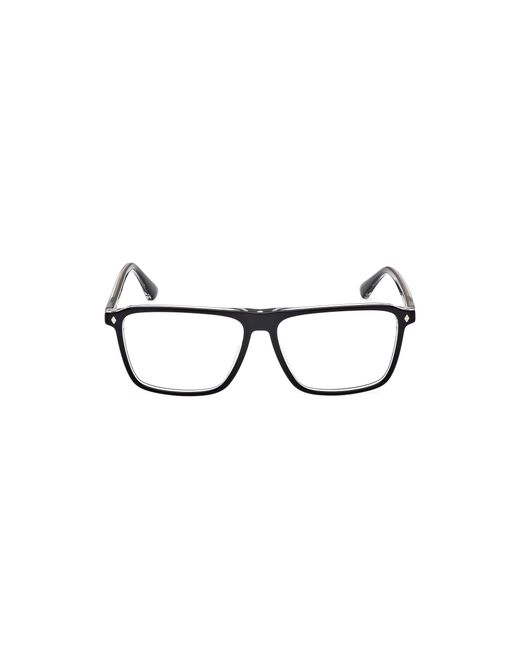 Web Black We5442 001 Optical Frames Acetate Squared Normal for men