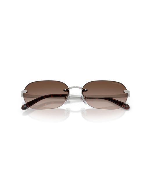 Ralph Lauren Black Rl7089 900113 Sunglasses Metal Squared Normal Shaded