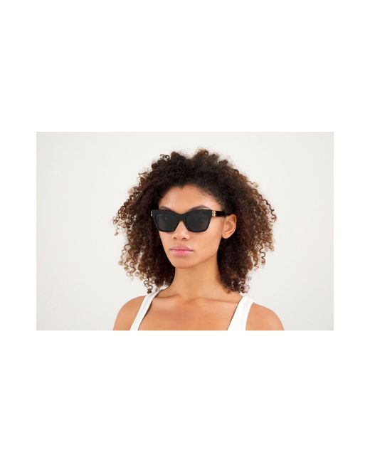 Balenciaga Black Bb0132S 002 Sunglasses Acetate Cat Eye Normal