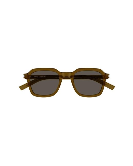 Saint Laurent Black Sl 715 Slim 005 Sunglasses Acetate Squared