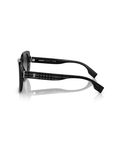 Burberry Black Be4371 Helena 30018G Sunglasses Acetate Squared Normal Shaded