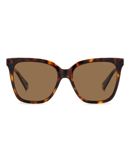 Polaroid Black Pld 4155/S/X 086/Sp Sunglasses Plastic Squared Polarized