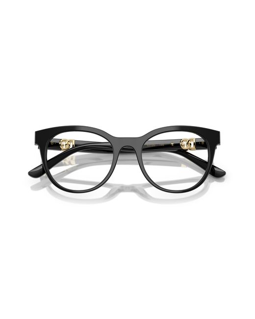 Dolce & Gabbana Black Dg3399 501 Optical Frames Acetate Transparent Pantos Normal