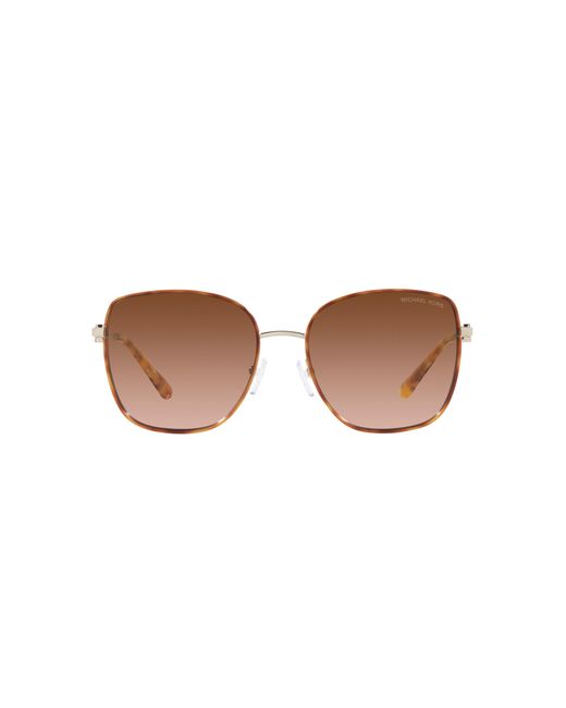 Michael Kors Black Mk1129J Empire Square 2 10143B Sunglasses Metal Squared Normal Shaded