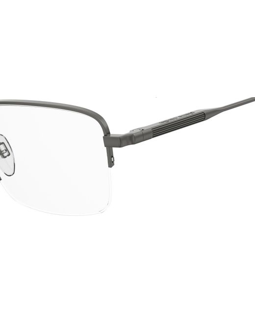 Pierre Cardin Black P.C. 6912 Svk Optical Frames Metal Squared Normal for men
