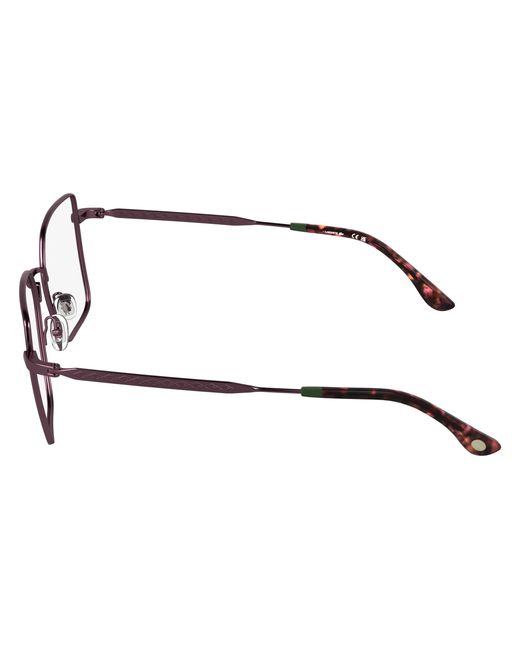 Lacoste Black L2316 505 Optical Frames Metal Squared Normal