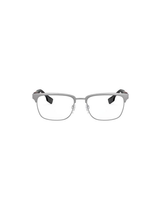 Burberry Black Be1348 1008 Optical Frames Metal Squared for men