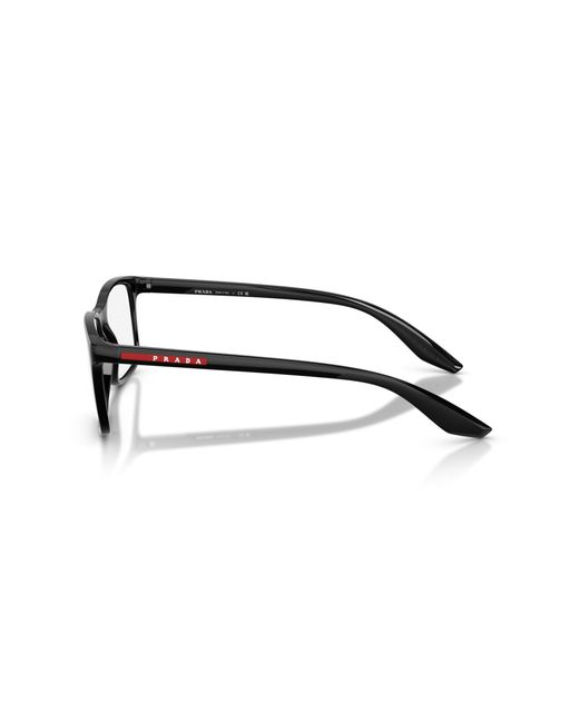 Prada Linea Rossa Black Ps 08Rv 1Ab1O1 Optical Frames Injected Transparent Pillow Normal for men