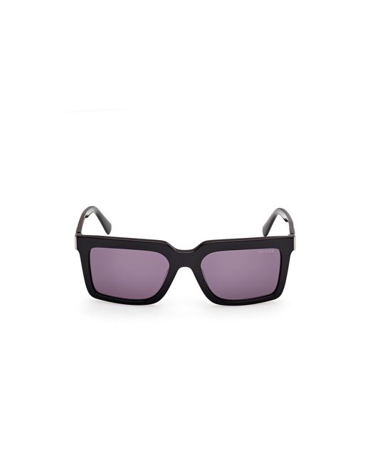 Guess Black Gu00213 01Y Sunglasses Acetate Squared Normal for men