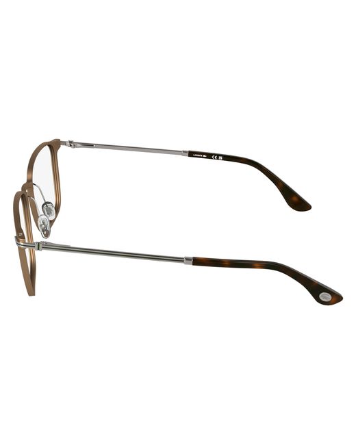 Lacoste Black L2325 275 Optical Frames Metal Squared Normal for men