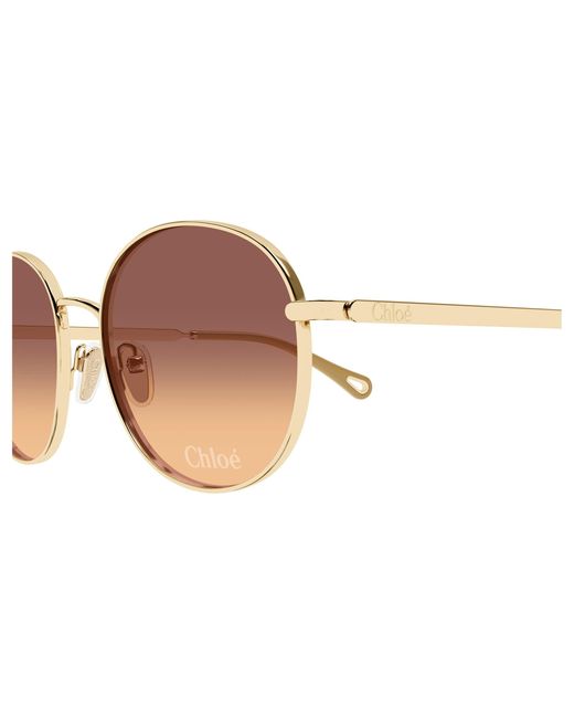 Chloé Black Ch0325Sk 004 Sunglasses Metal Round