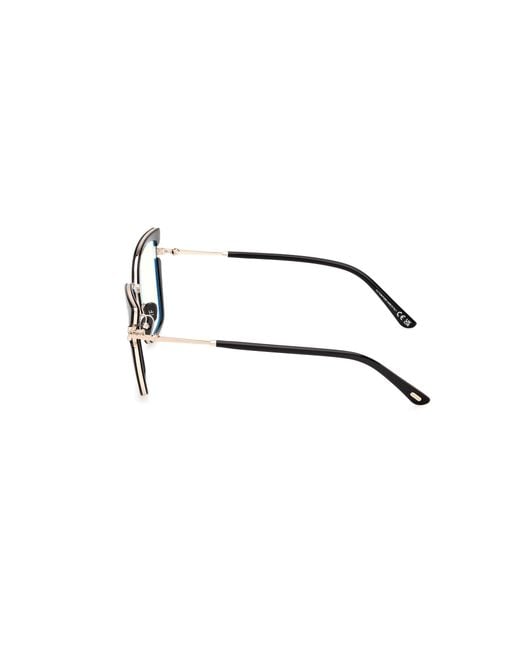Tom Ford Black Ft5984-B 001 Optical Frames Injected Butterfly Normal