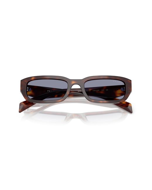 Prada Black Pr B06S 15W03N Sunglasses Acetate Squared Normal