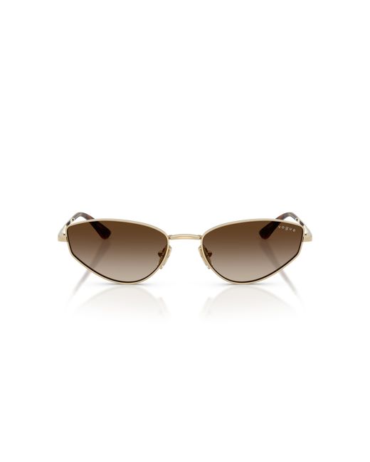 Vogue Eyewear Black Vo4339S 848/13 Sunglasses Metal Cat Eye Normal Nuanced