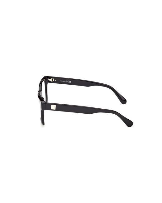 MAX&Co. Black Mo5215 001 Optical Frames Acetate Squared Normal