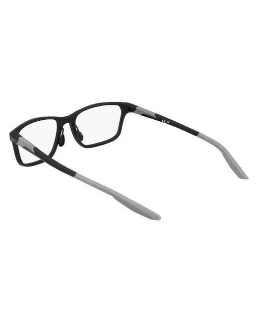 Nike Black 7405 001 Optical Frames Bio-Inject Squared Normal for men
