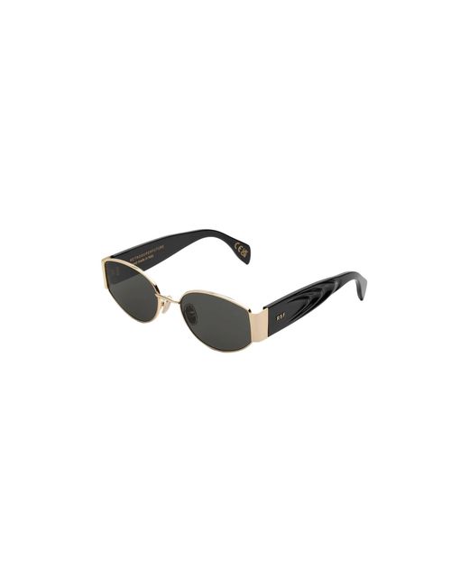Retrosuperfuture Black G3L X Sunglasses Metal Round Normal