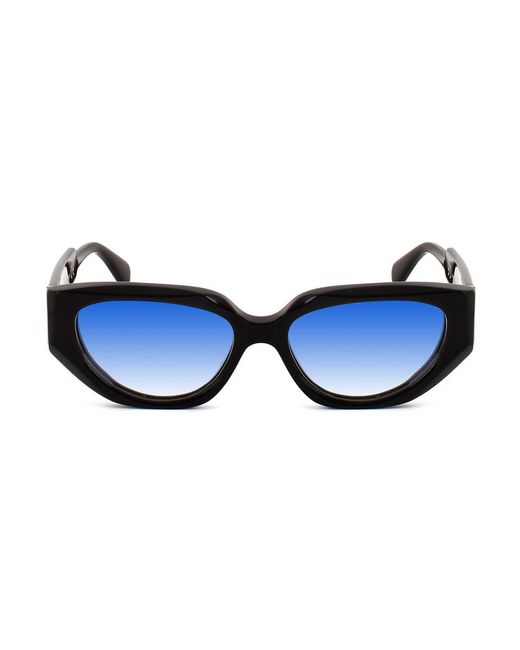 Xlab Blue Tavolara Sunglasses Acetate Light Cat Eye Polarized