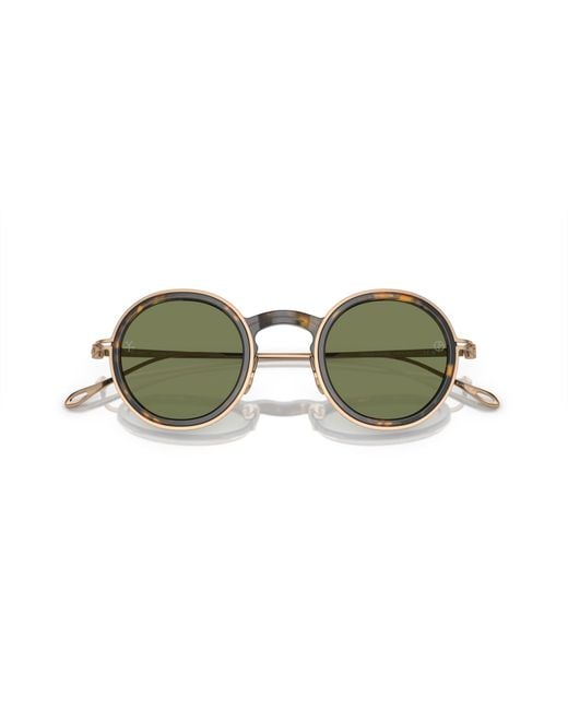 Giorgio Armani Black Ar6147T 33532A Sunglasses Titanium Round Normal for men