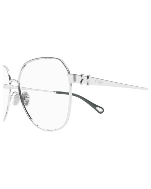 Chloé Black Ch0307O 002 Optical Frames Metal Transparent Round