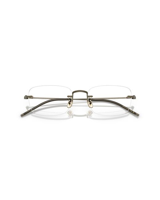 Oliver Peoples Black Ov1359T Tk-10 5284 Optical Frames Titanium Transparent Squared Normal