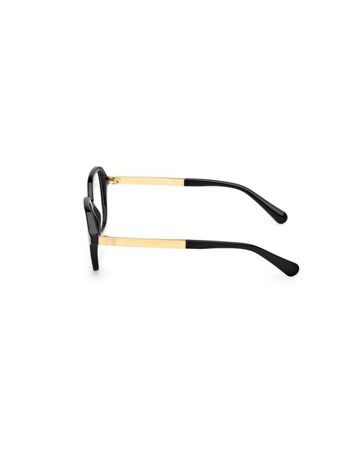 MAX&Co. Black Mo5190 001 Optical Frames Injected Geometric Normal