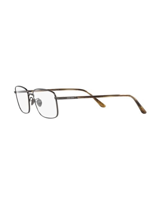 Giorgio Armani Black Ar5133 3259 Optical Frames Steel Transparent Squared Normal for men