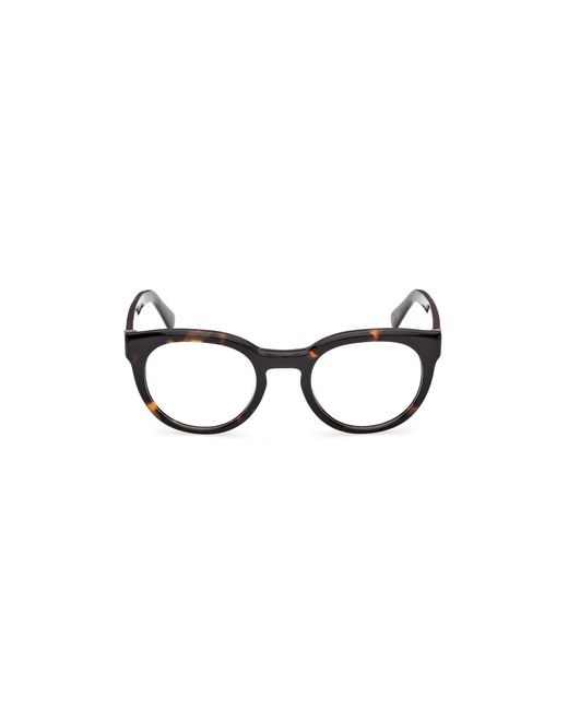 Guess Black Gu50366 052 Optical Frames Acetate Round Normal for men