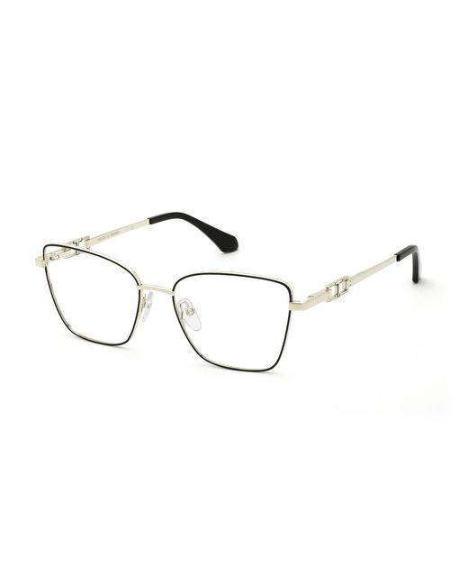 Twinset Black Vtw133 492 Optical Frames Metal Squared