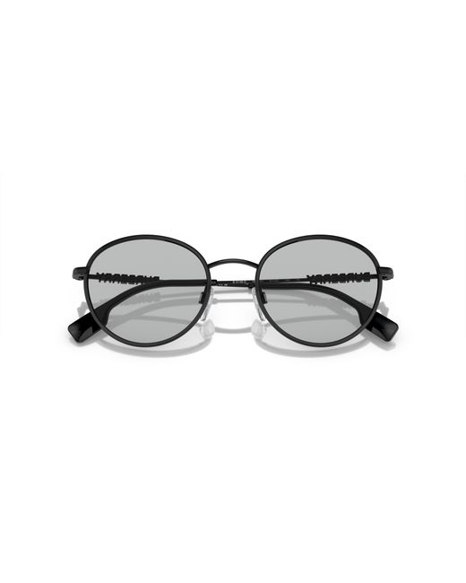 Burberry Black Be3148D 100187 Sunglasses Metal Round Normal