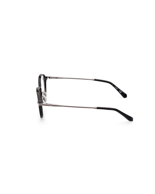 Guess Black Gu50079 001 Optical Frames Injected Round Normal for men