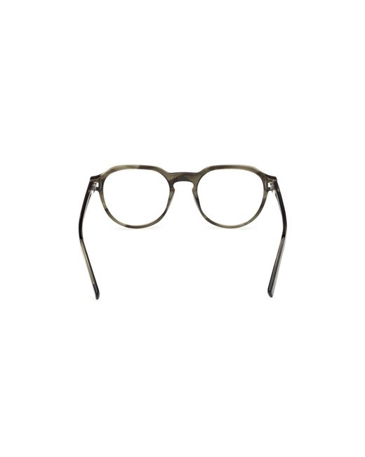 Timberland Black Tb50032 096 Optical Frames Acetate Round Normal for men