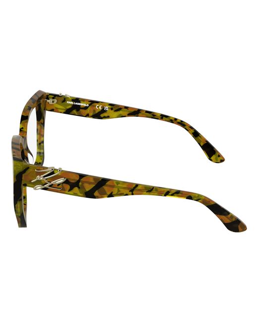 Karl Lagerfeld Black Kl6214 212 Optical Frames Acetate Squared Normal