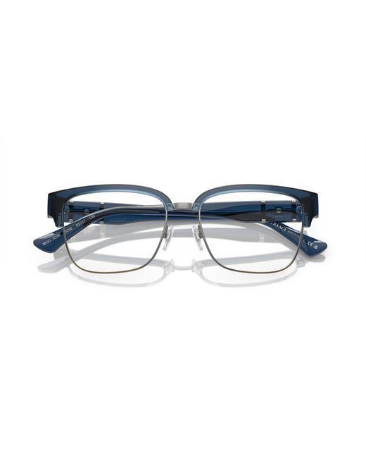 Versace Black Ve3348 5292 Optical Frames Injected Transparent Squared Normal for men