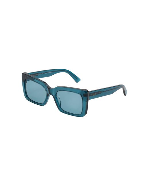 Retrosuperfuture Blue W1A Senta Sunglasses Acetate Light Squared Normal