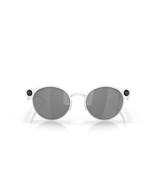Oakley Black Oo6046 Deadbolt 604601 Sunglasses Titanium Round Normal Prizm for men