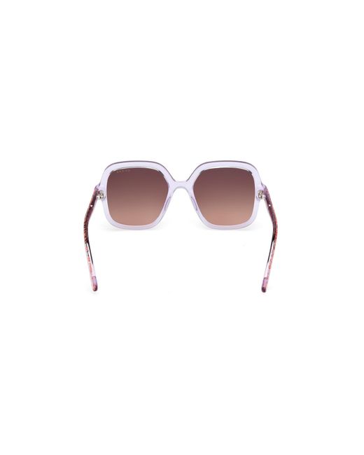Guess Black Gu00230 83Z Sunglasses Injected Squared Normal