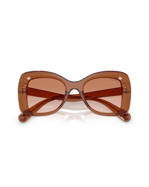Swarovski Black Sk6062U 109573 Sunglasses Acetate Butterfly Normal Nuanced
