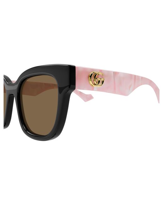 Gucci Black Gg0998S 005 Sunglasses Acetate Squared Normal