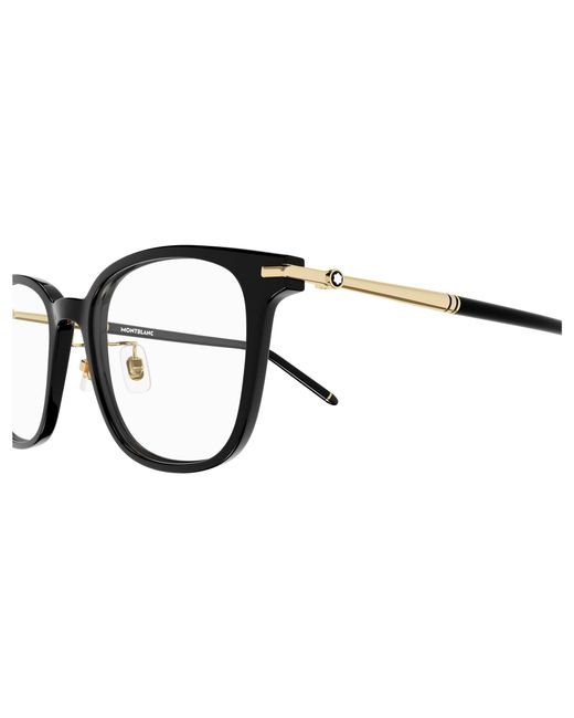 Montblanc Black Mb0247Ok 004 Optical Frames Acetate Squared for men