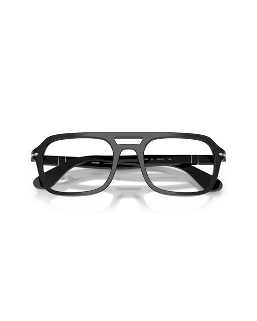 Persol Black Po3394V 95 Optical Frames Acetate Transparent Squared Normal