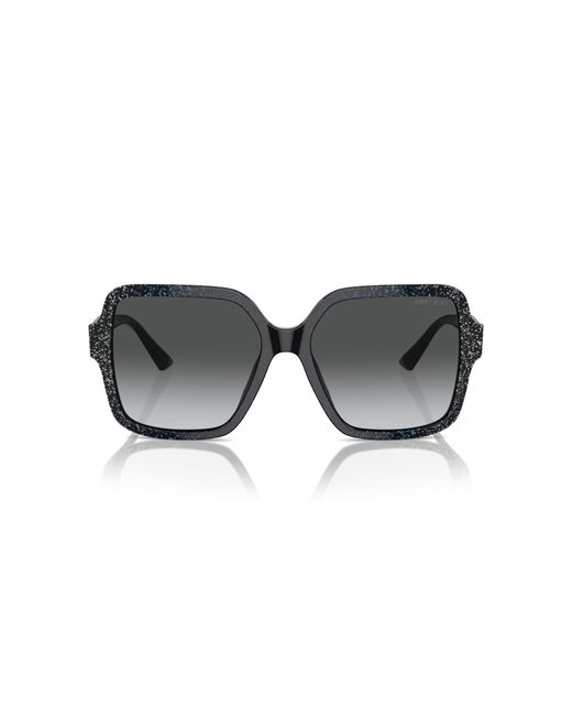 Jimmy Choo Black Jc5005 5041T3 Sunglasses Acetate Squared Polarized Shaded