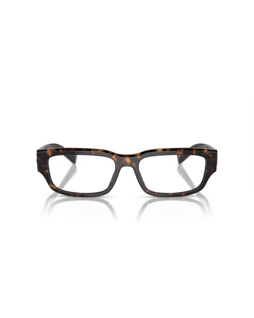 Dolce & Gabbana Black Dg3381 502 Optical Frames Acetate Transparent Squared Normal for men