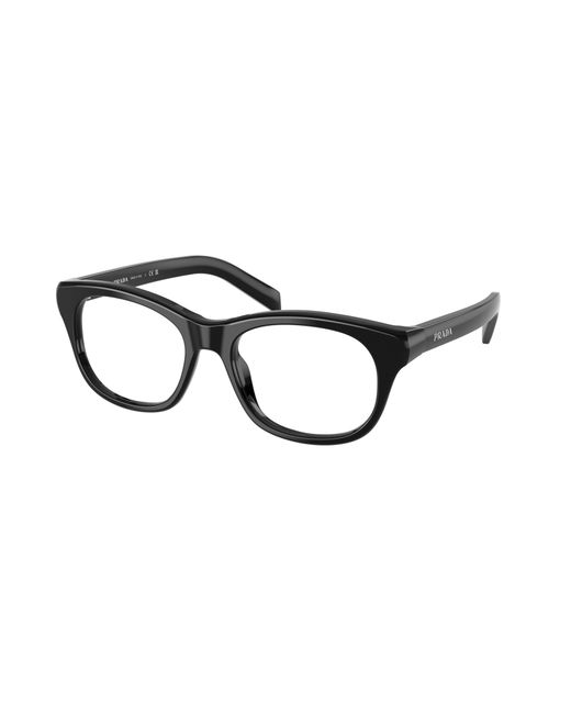 Prada Black Pr C13V 16K1O1 Optical Frames Acetate Pillow Normal