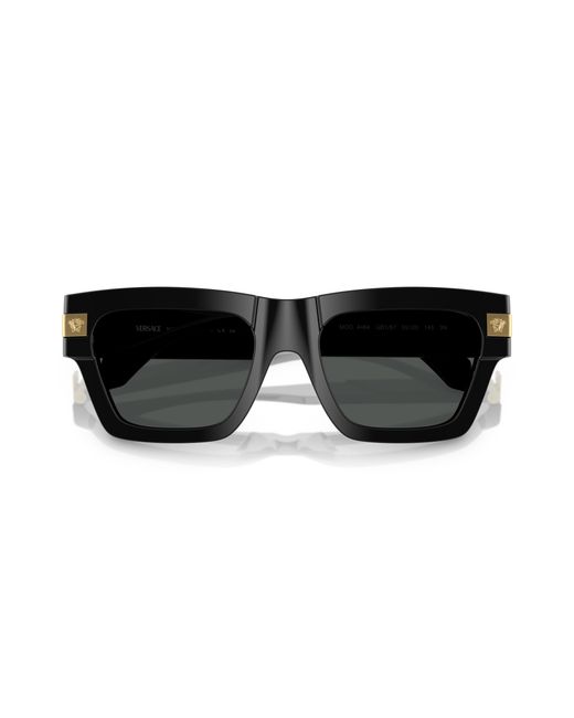 Versace Black Ve4464 Gb1/87 Sunglasses Acetate Squared Normal for men