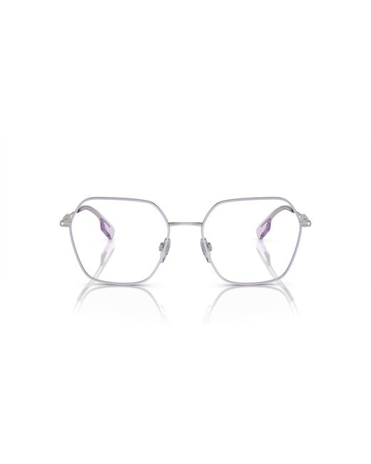 Burberry Black Be1381 1345 Optical Frames Steel Geometric Normal