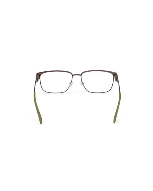 Timberland Black Tb50027 049 Optical Frames Metal Squared Normal for men
