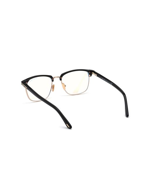 Tom Ford Black Ft5683-B 001 Optical Frames Injected Squared Normal for men